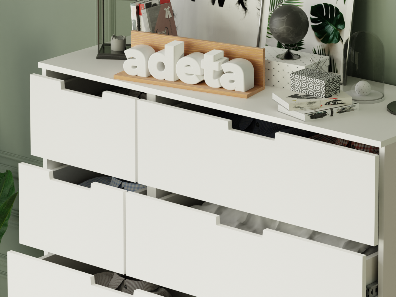 Комод Нордли 32 white ИКЕА (IKEA) изображение товара