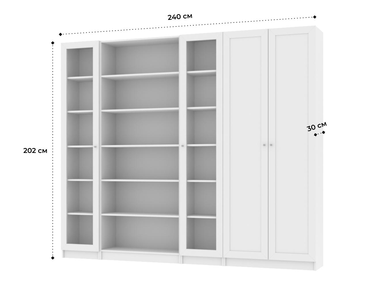 Книжный шкаф Билли 414 white ИКЕА (IKEA) изображение товара