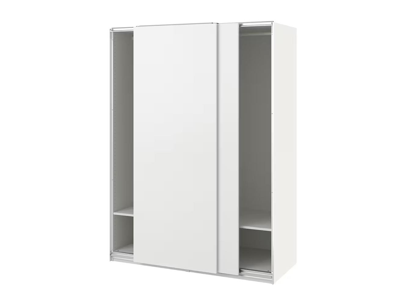 Шкаф купе Пакс Хасвик 17 white ИКЕА (IKEA) изображение товара