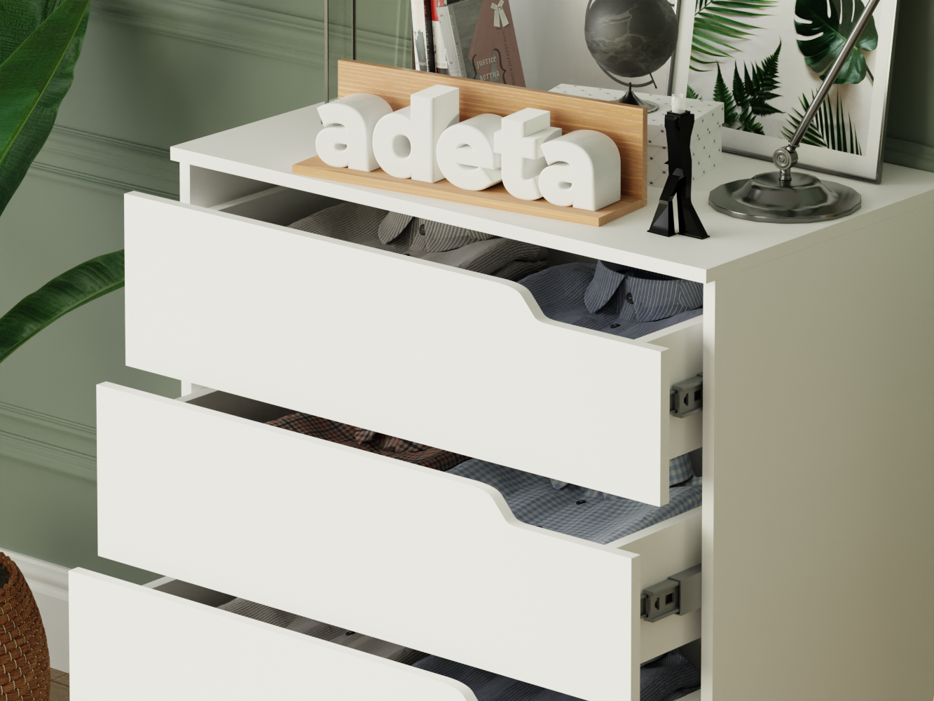 Комод Нордли 19 white ИКЕА (IKEA) изображение товара