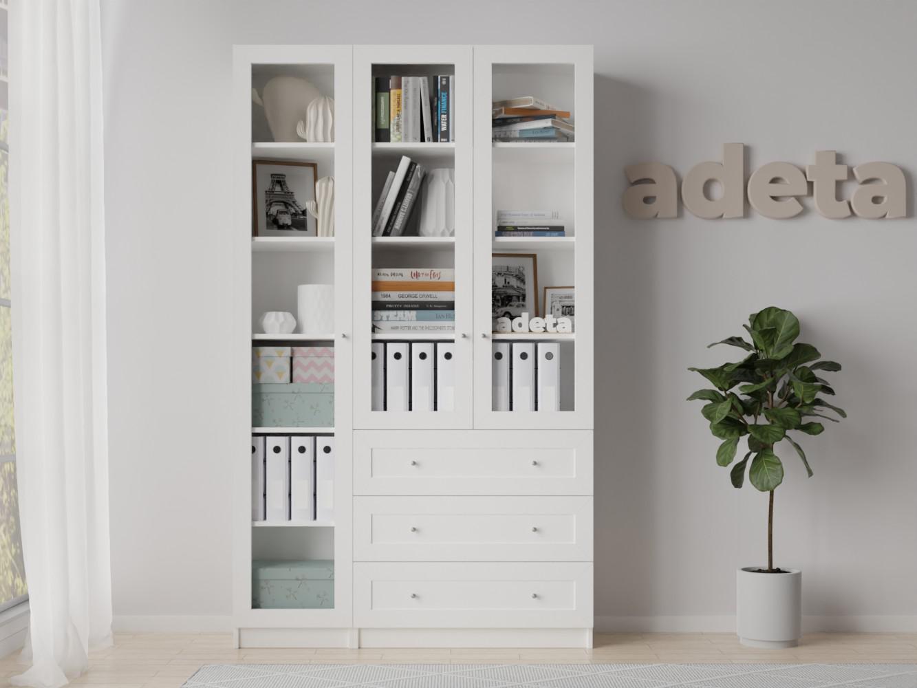 Книжный шкаф Билли 359 white ИКЕА (IKEA) изображение товара