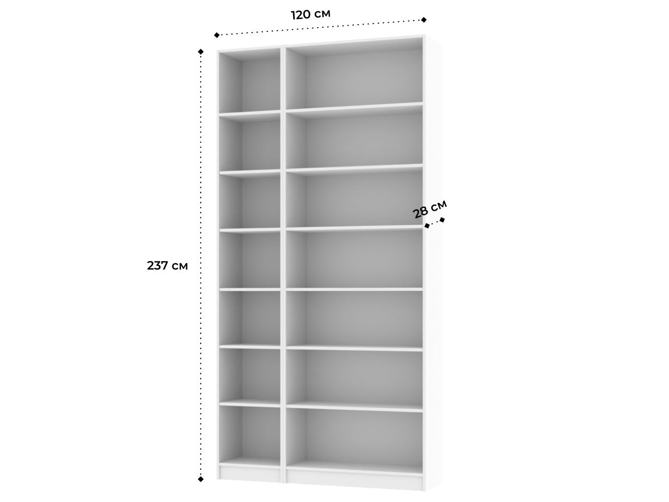 Стеллаж Билли 111 white ИКЕА (IKEA) изображение товара