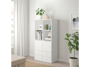 Стеллаж Каллакс 213 white ИКЕА (IKEA)  в Москве