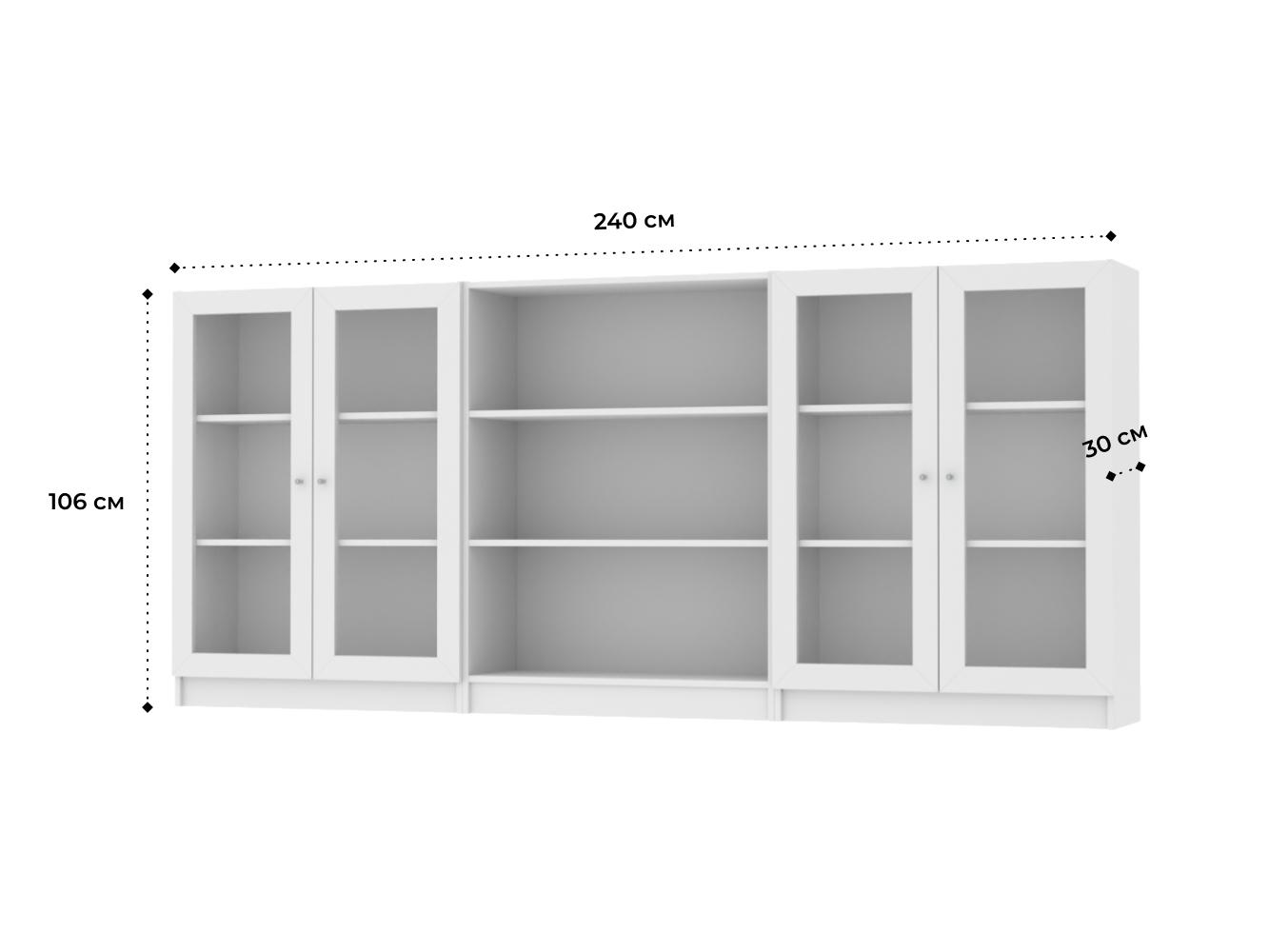 Книжный шкаф Билли 417 white ИКЕА (IKEA) изображение товара