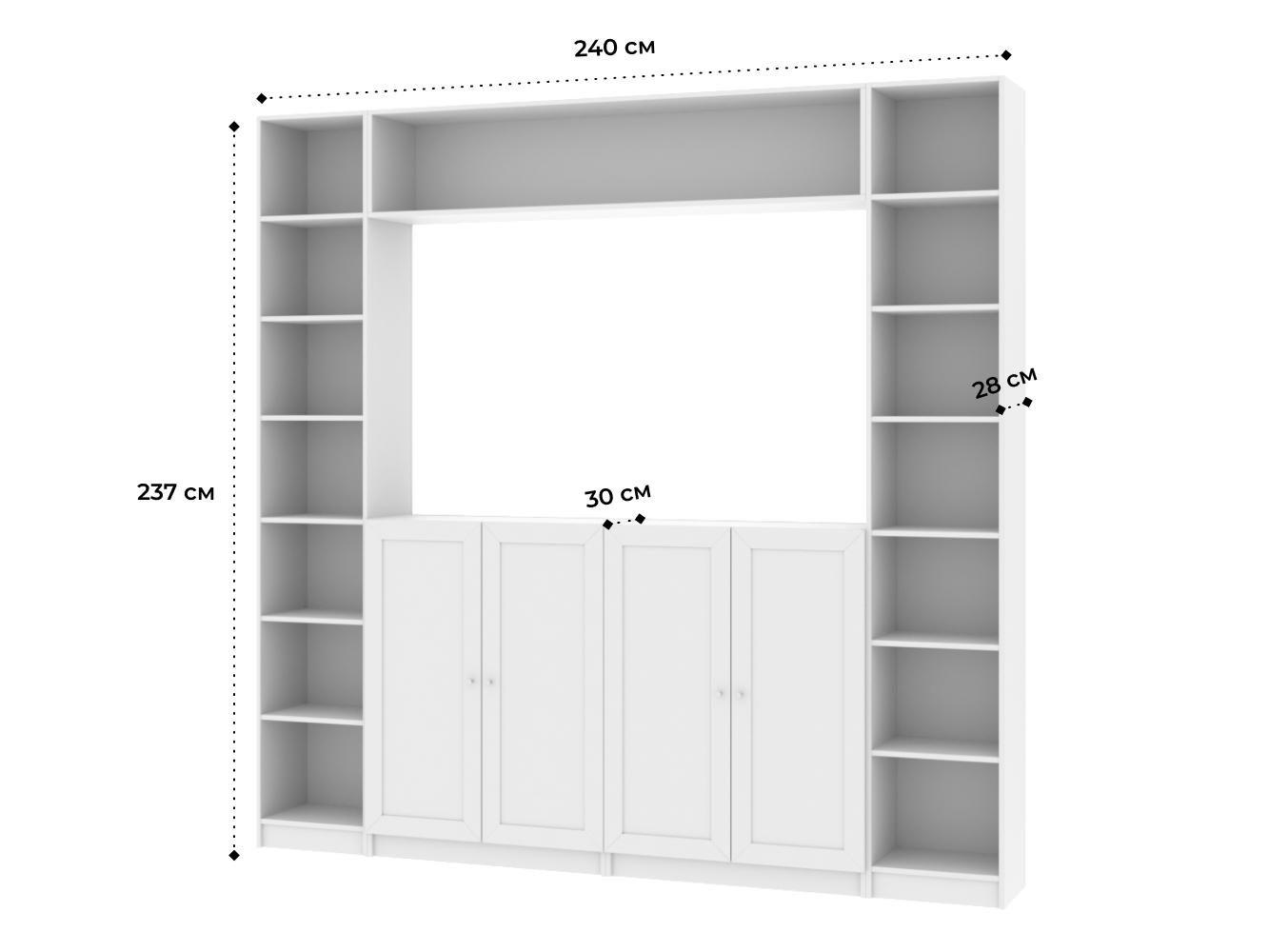 Книжный шкаф Билли 391 white ИКЕА (IKEA) изображение товара