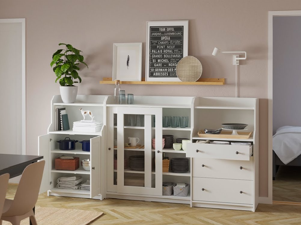 Комод Хауга 15 white ИКЕА (IKEA) изображение товара