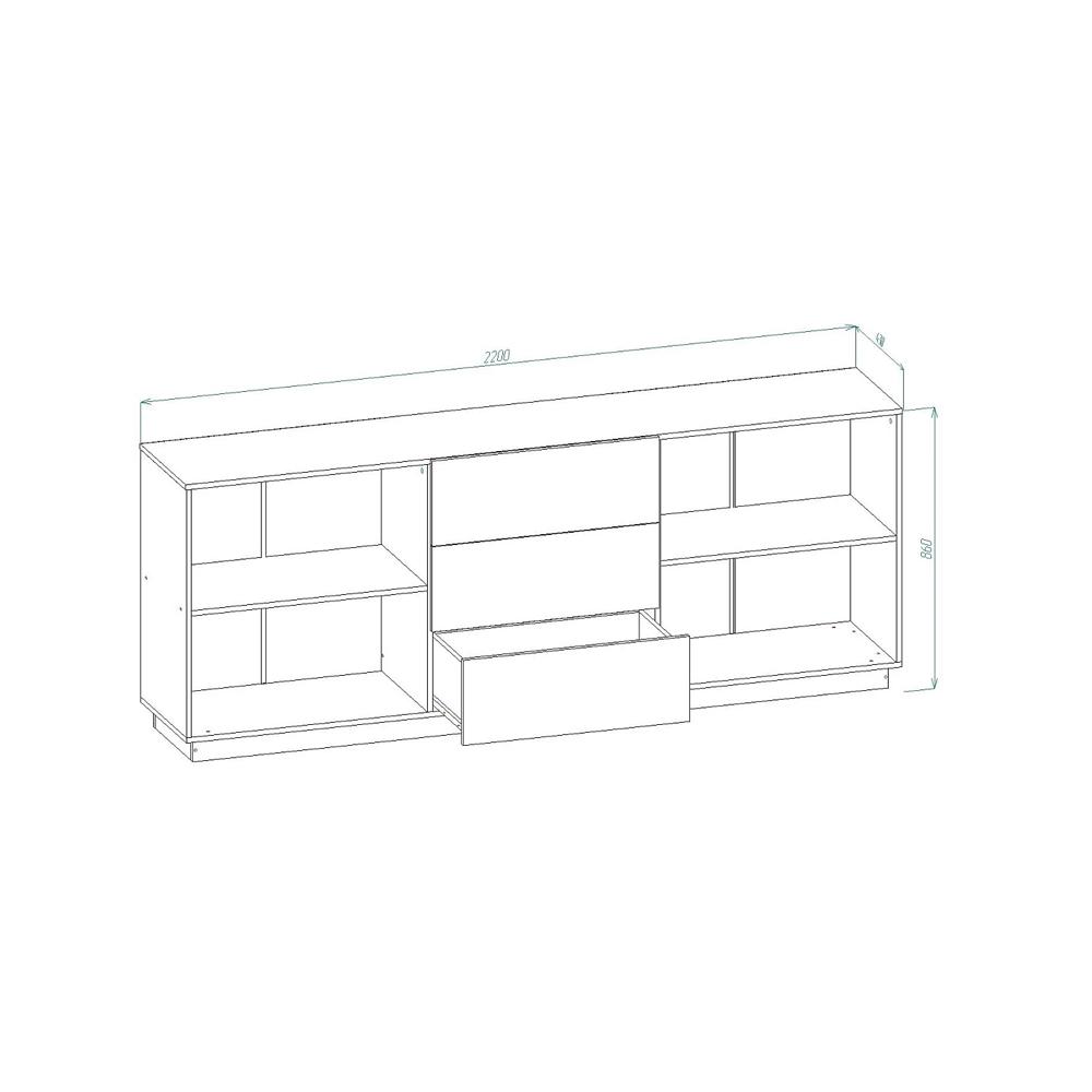 Комод Цесена 3 ИКЕА (IKEA) изображение товара