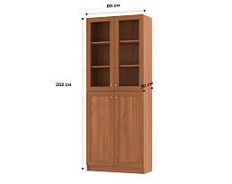 Изображение товара Книжный шкаф Билли 334 walnut guarneri ИКЕА (IKEA) на сайте adeta.ru