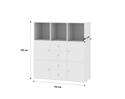 Изображение товара Стеллаж Билли 129 white ИКЕА (IKEA) на сайте adeta.ru