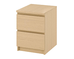 Изображение товара Прикроватная тумба Мальм 113 beige ИКЕА (IKEA) на сайте adeta.ru